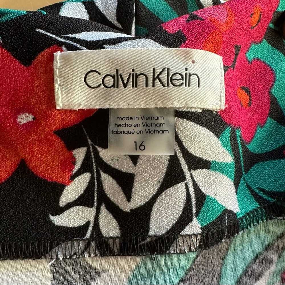 Calvin Klein Cold Shoulder Floral Jumpsuit - image 9