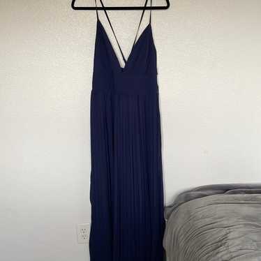 Lulus navy maxi dress