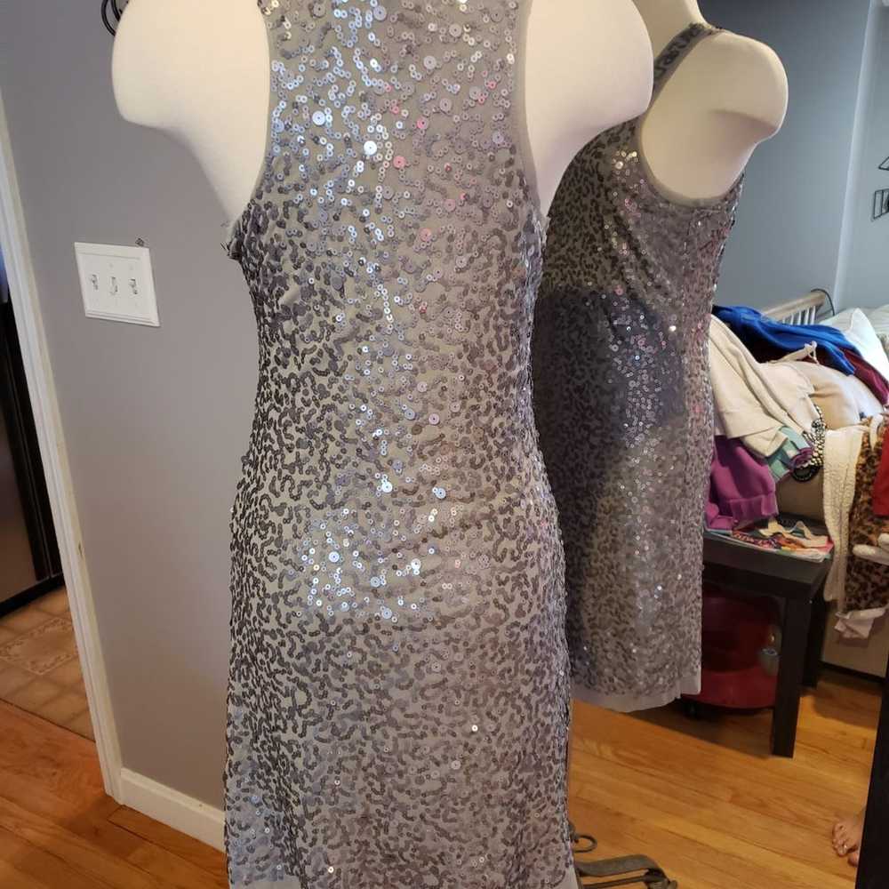 Silver Sequence Dress - image 3