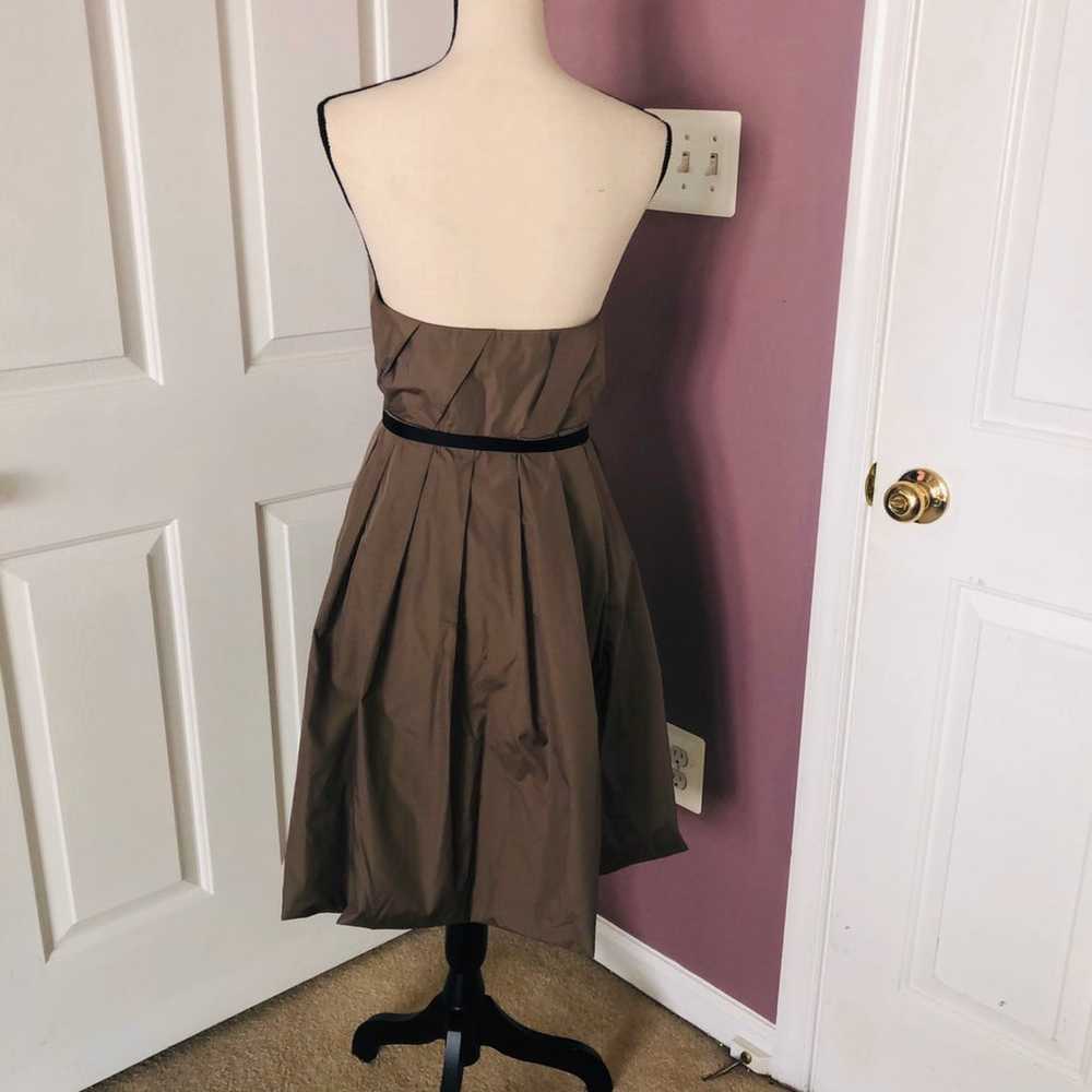 Strapless Taupe Dress - image 3