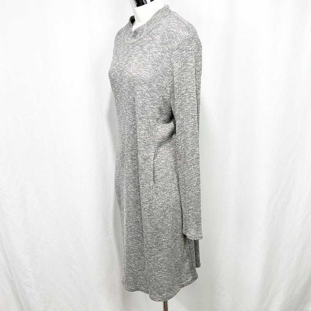Madewell Cityblock Mockneck Dress F6711 Gray Swin… - image 7
