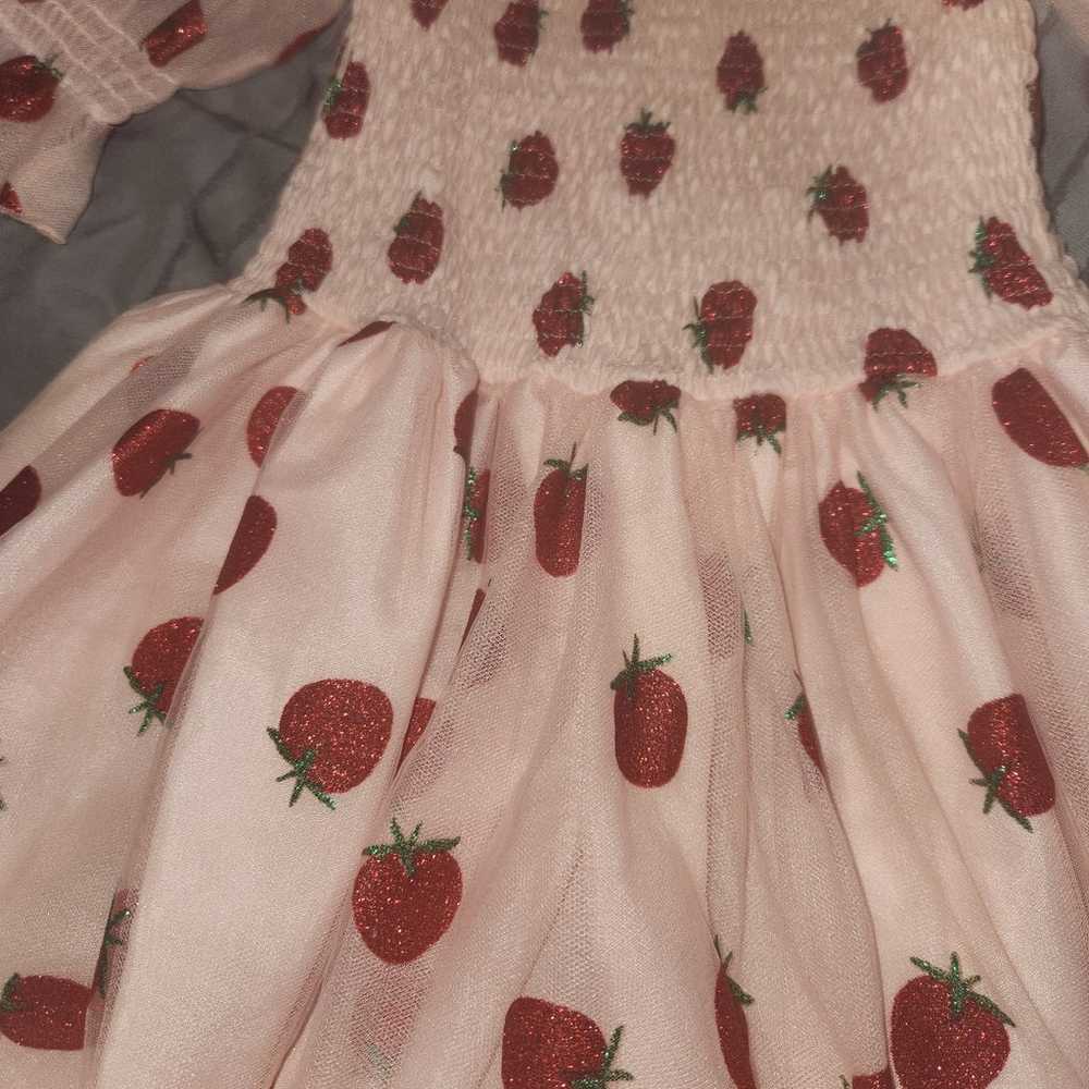 Puffy strawberry dress XL - image 6