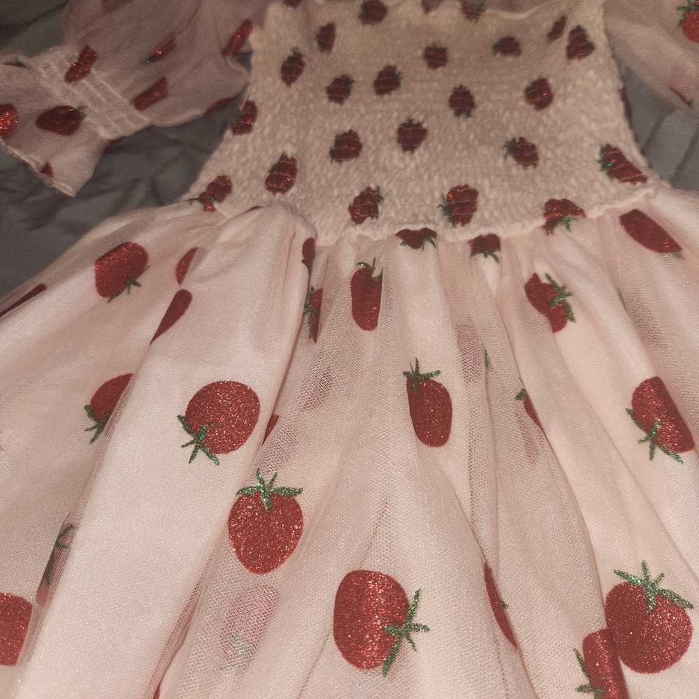 Puffy strawberry dress XL - image 7