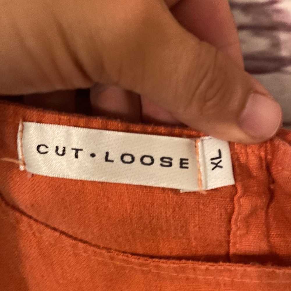 Cut Loose 100% linen knee-length farmhouse dress - image 2