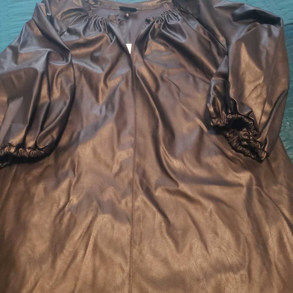 Faux leather dress - image 1