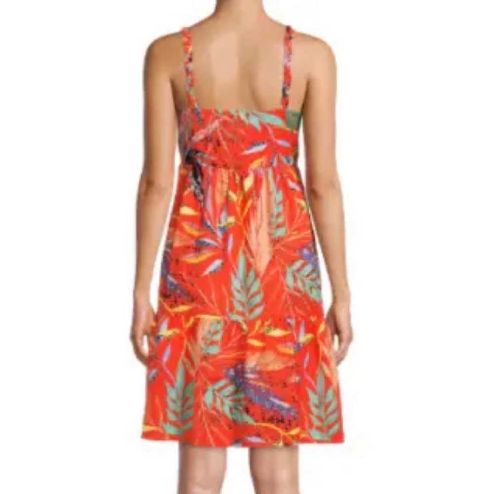 Tropical Linen Blend Dress XL - image 2