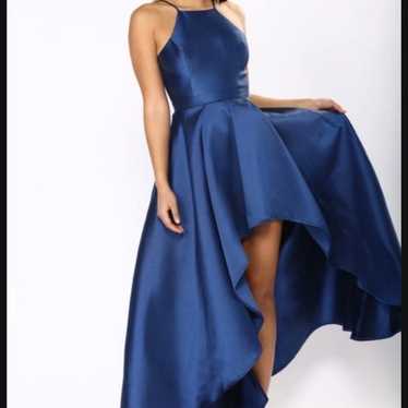 Royal Blue Hi Low Dress