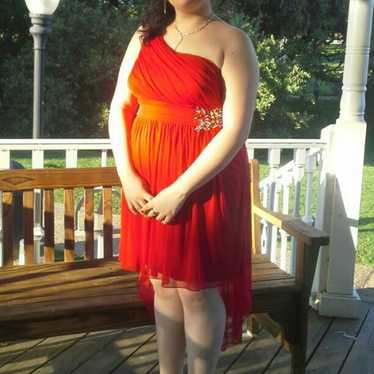 Red Prom dress, size 18 - image 1