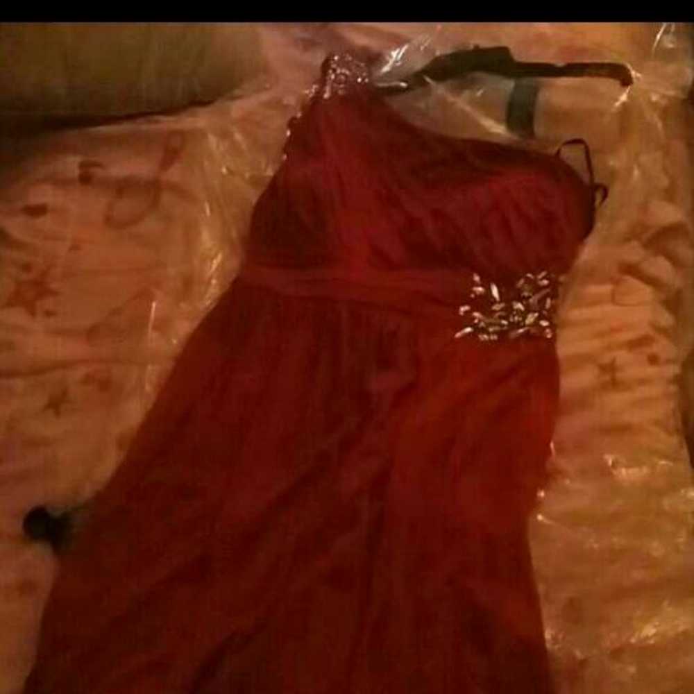 Red Prom dress, size 18 - image 3