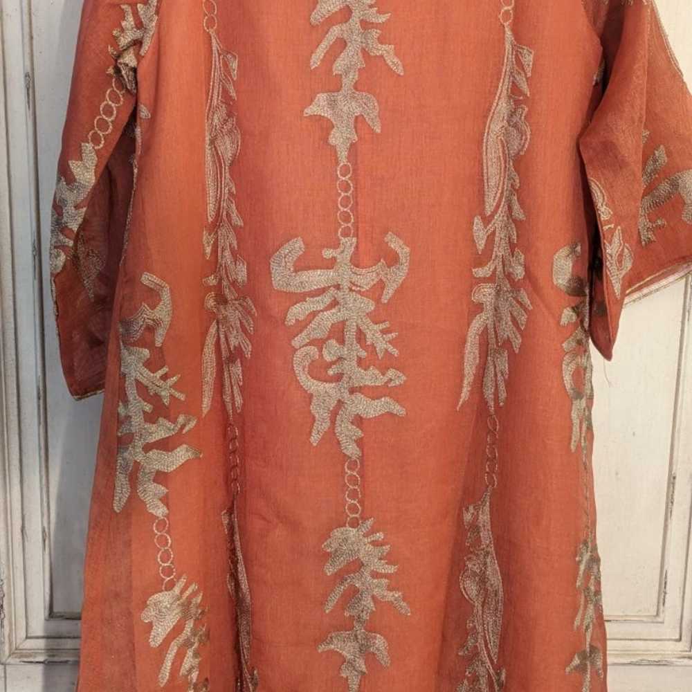 embroidered middle eastern kaftan plus size - image 5