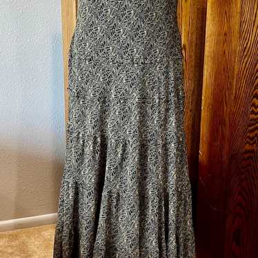 Maxi length fit and flare dress by Jones Wear - image 1