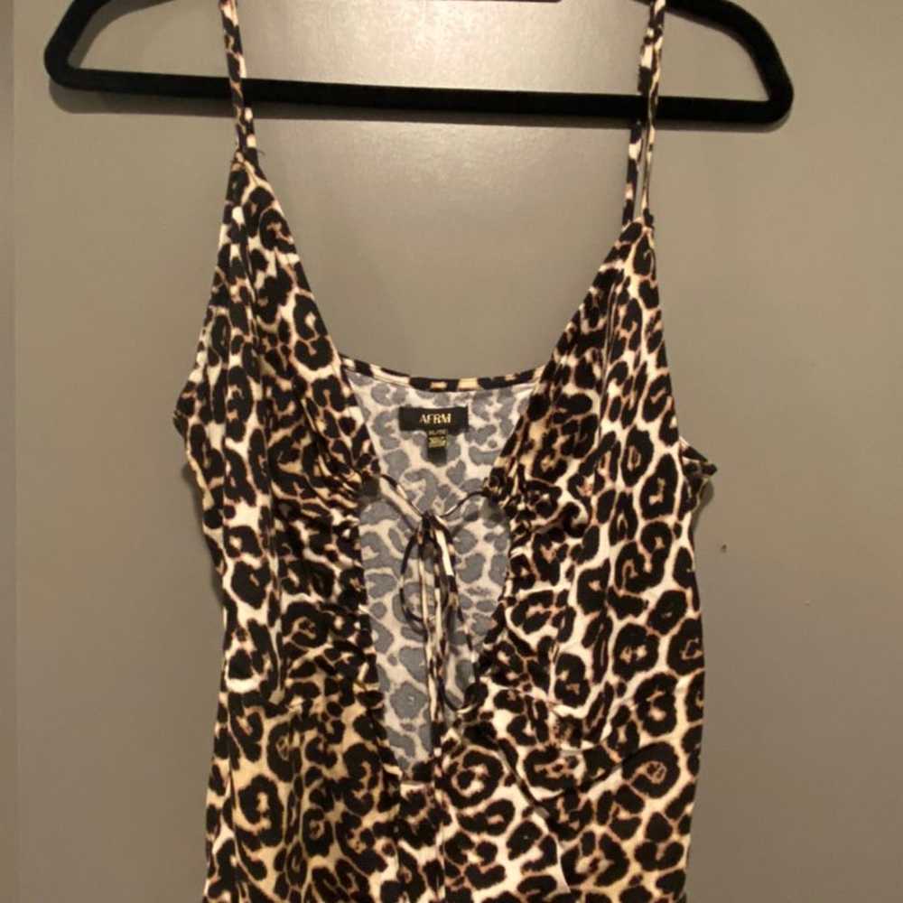 AFRM Midi Leopard Dress - image 5