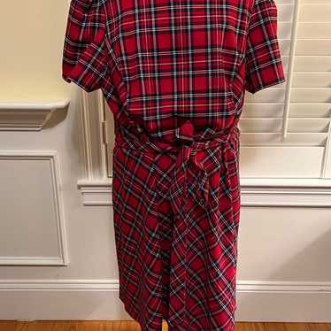 Draper James plaid dress size 18