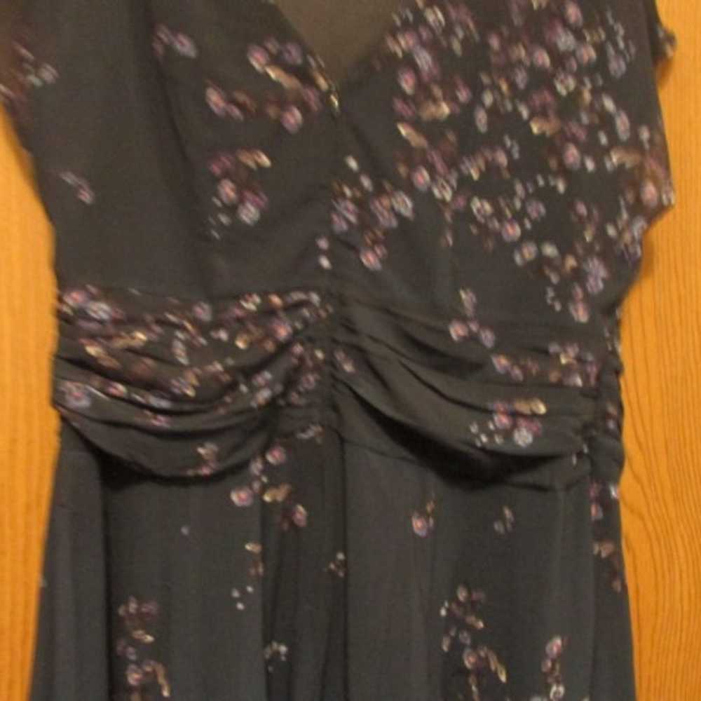 WIDE BANDED EMPIRE WAIST DRESS SIZE 16W - image 1