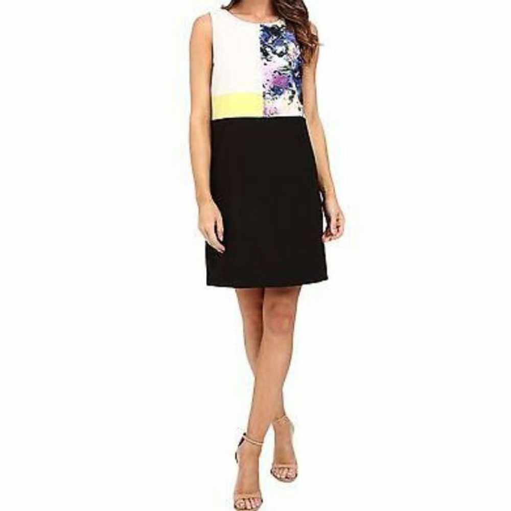 Ellen Tracy Colorblock Sleeveless Dress - image 1