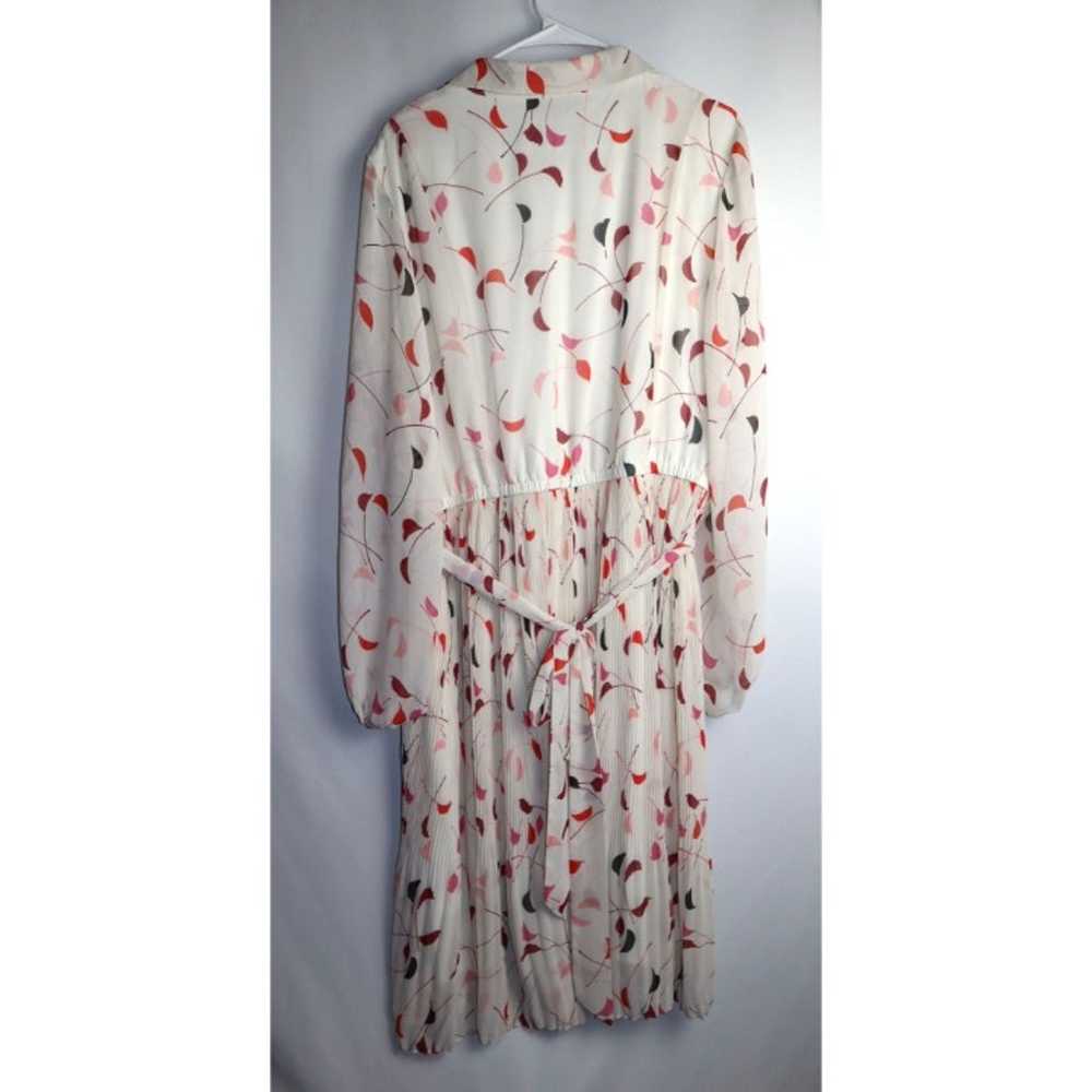 Lane Bryant SZ 20 EUC White Dress with Pink and R… - image 2