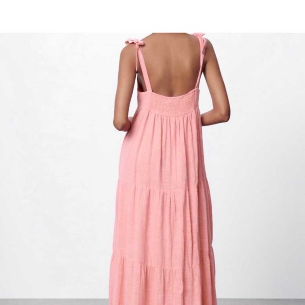 Zara tiered cotton long dress,voluminous, bubbleg… - image 5