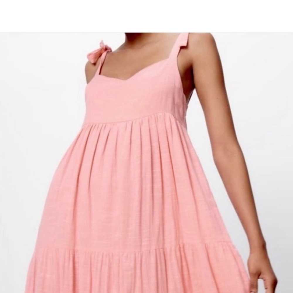 Zara tiered cotton long dress,voluminous, bubbleg… - image 6