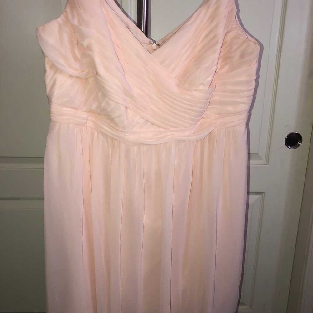 David’s Bridal Light Pink Dress - image 1