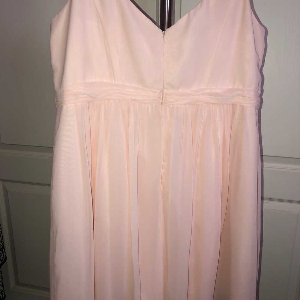 David’s Bridal Light Pink Dress - image 2