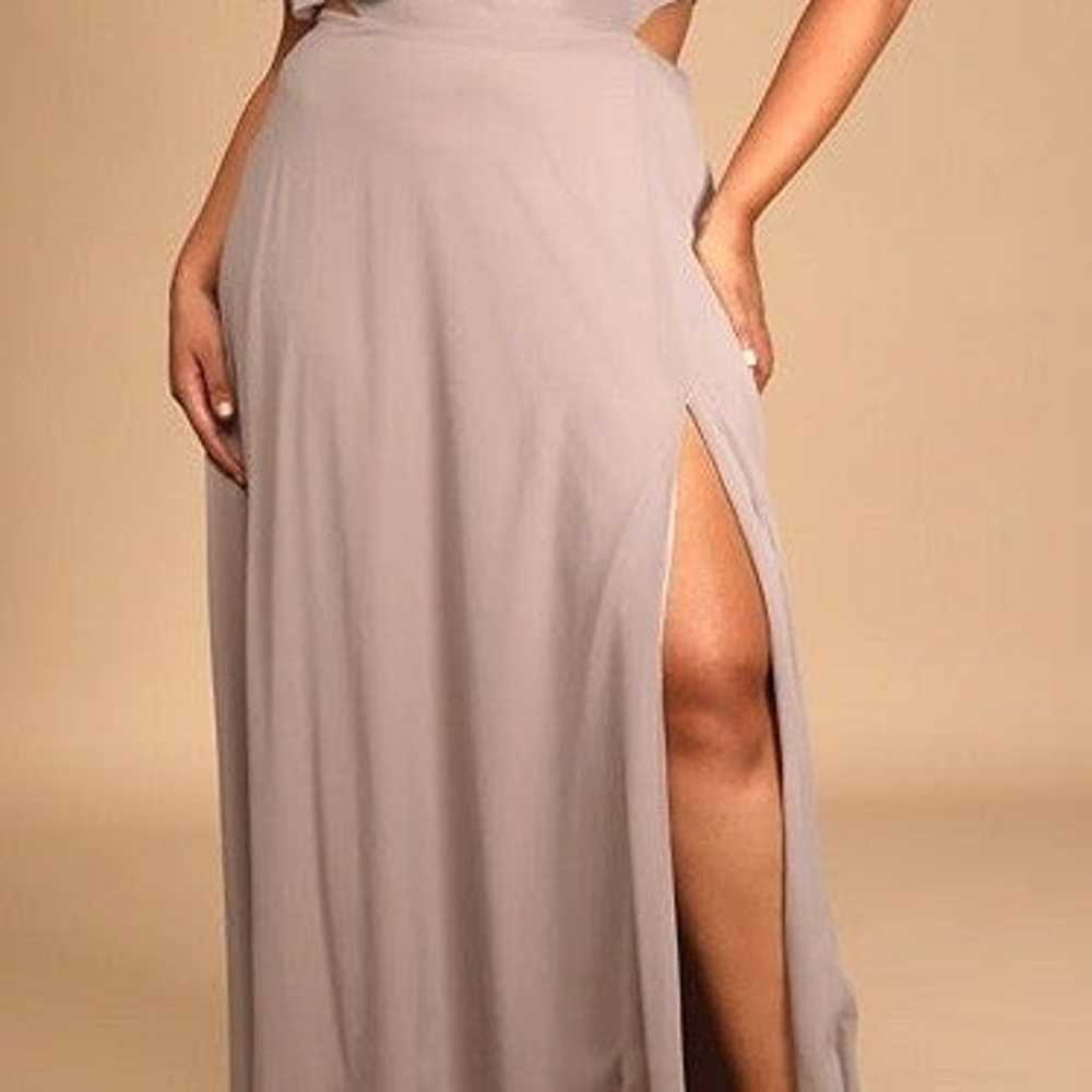 garden bliss dusty lavender maxi dress - image 1