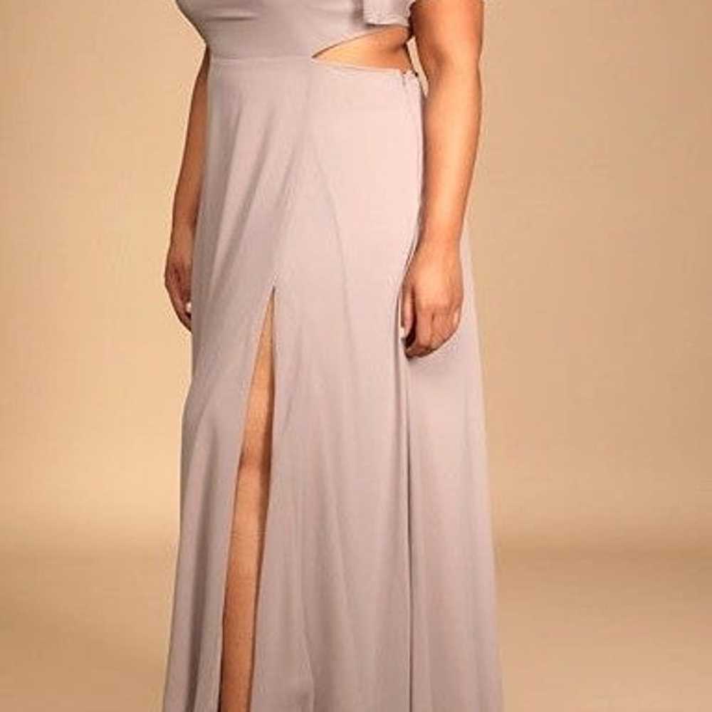 garden bliss dusty lavender maxi dress - image 2