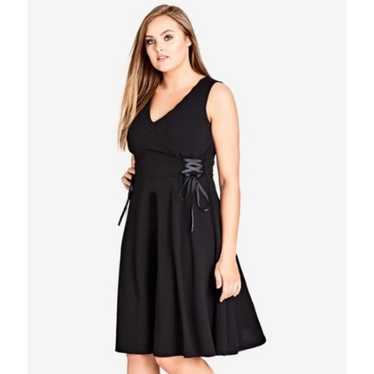 NEW City Chic Side Lace Dress