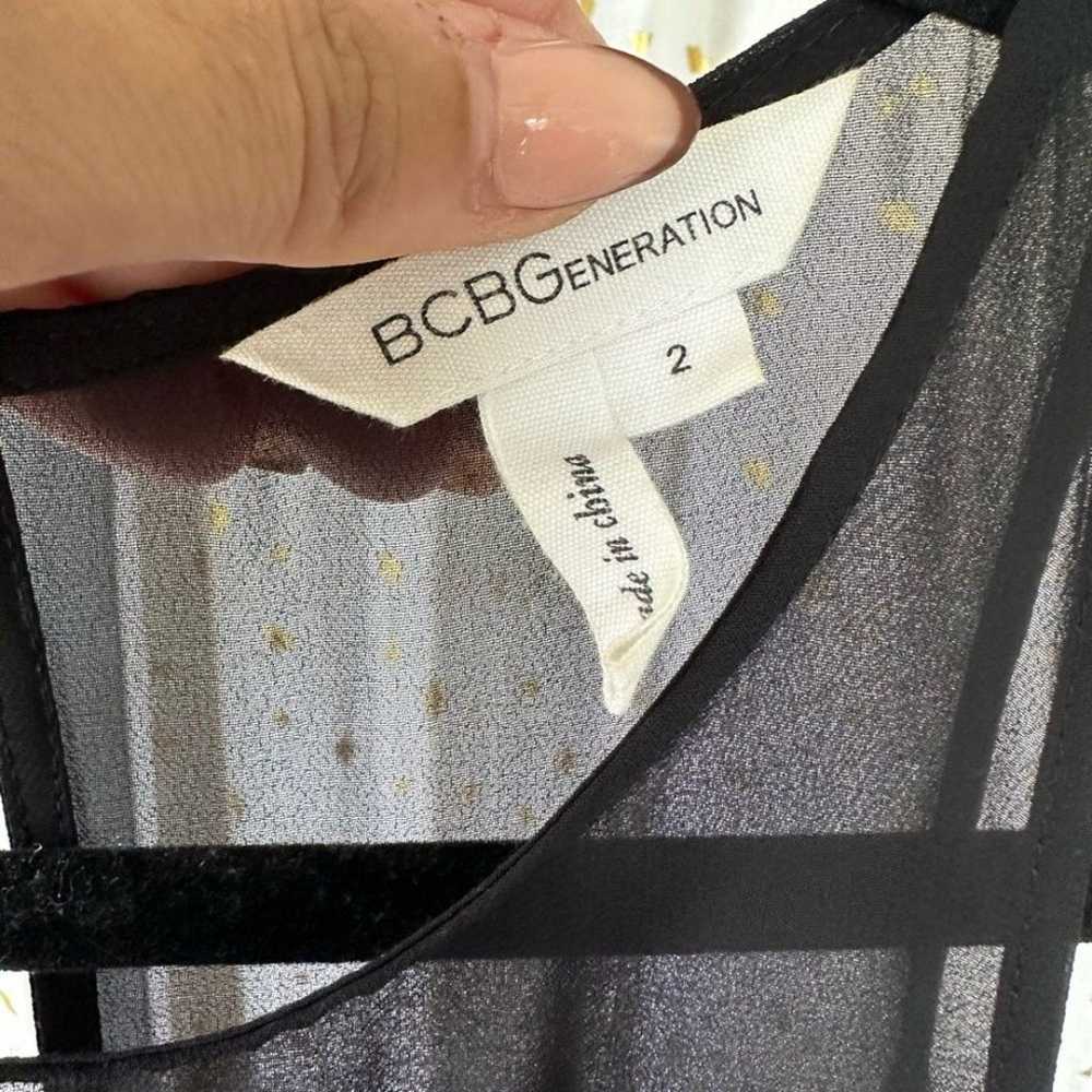 BCBGeneration Sheer Lace Bodice Little Black Plea… - image 7