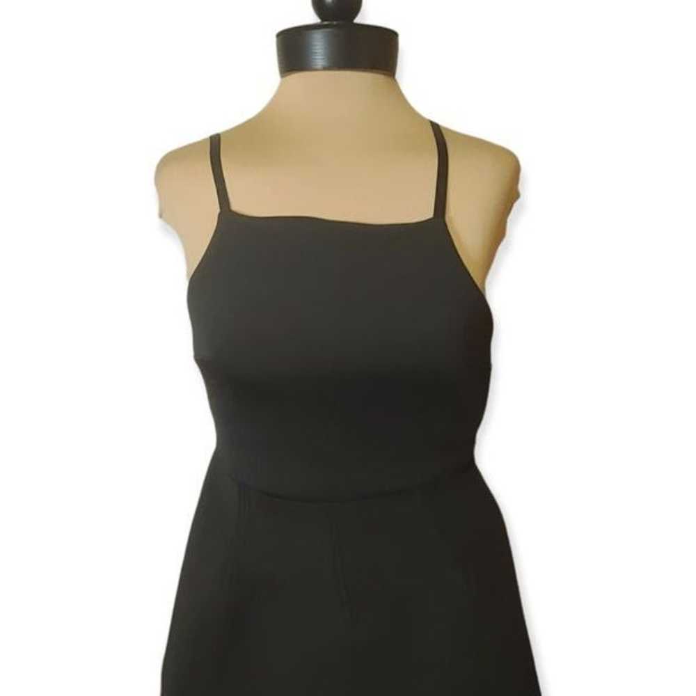 ASOS Scuba Black Mini Dress Size 0 - image 3