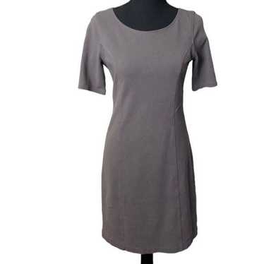 GARNET HILL textured fitted dress