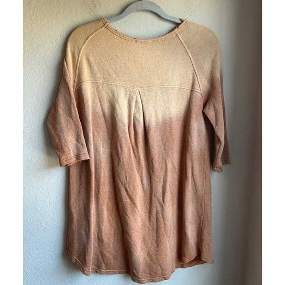 Free People Tanna Peached Out Bliss Brown Tunic M… - image 4