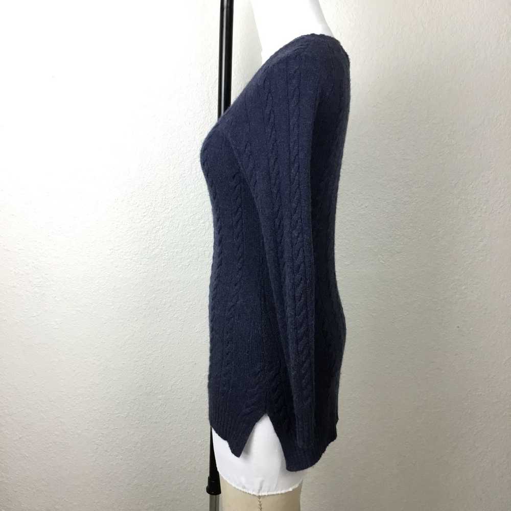 PLY Cashmere Womens Size XS Blue Sweater Pullover… - image 11