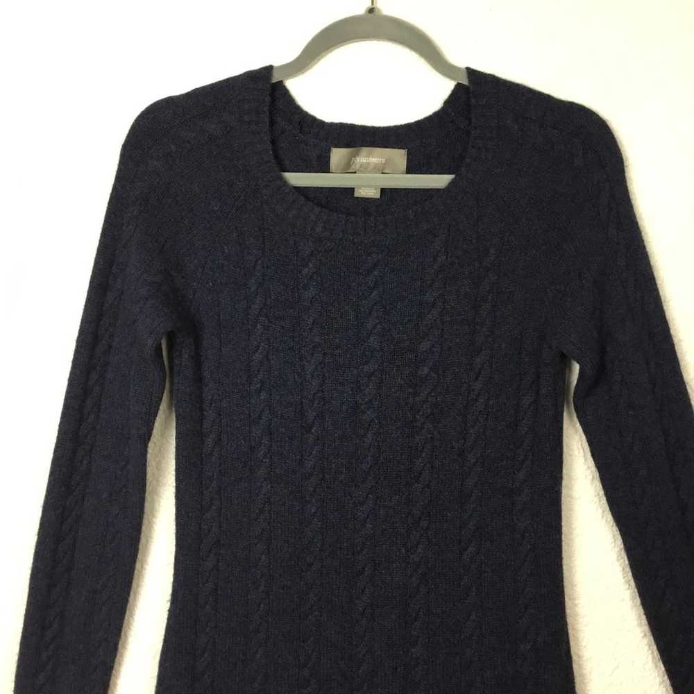 PLY Cashmere Womens Size XS Blue Sweater Pullover… - image 4
