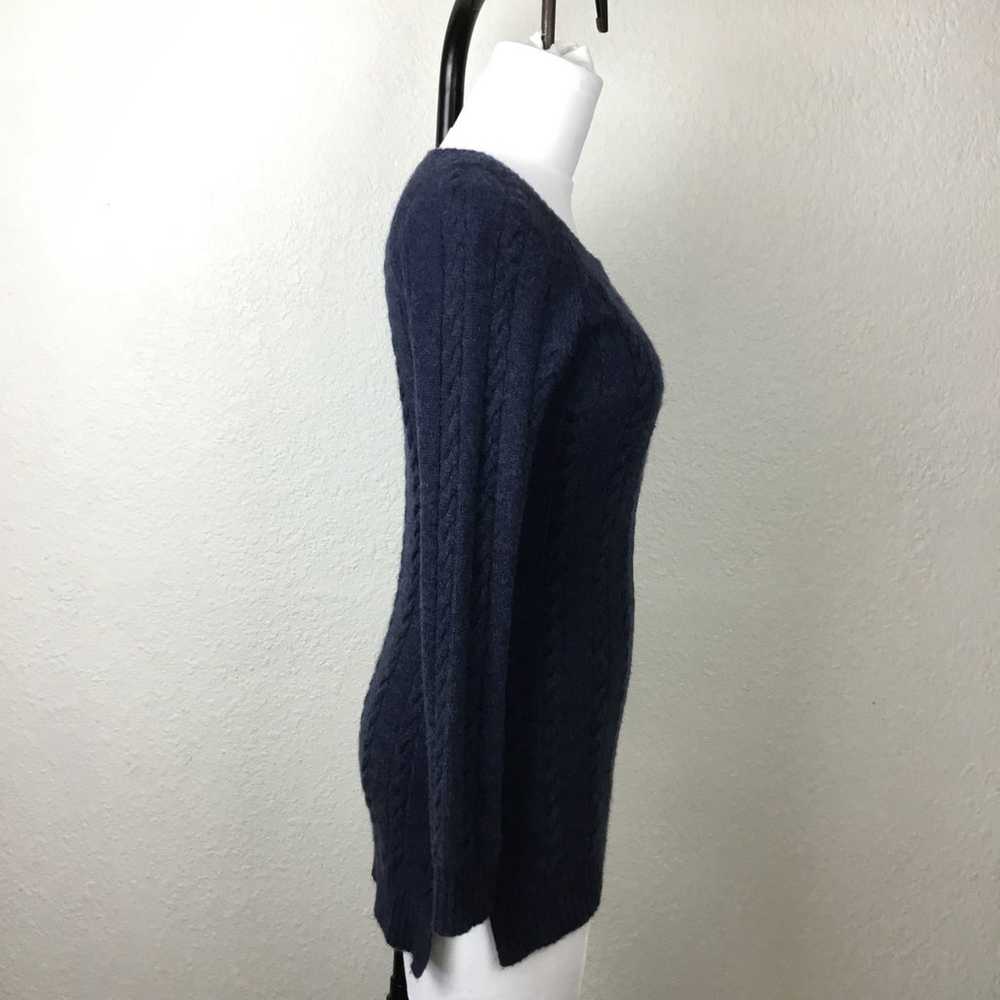 PLY Cashmere Womens Size XS Blue Sweater Pullover… - image 8