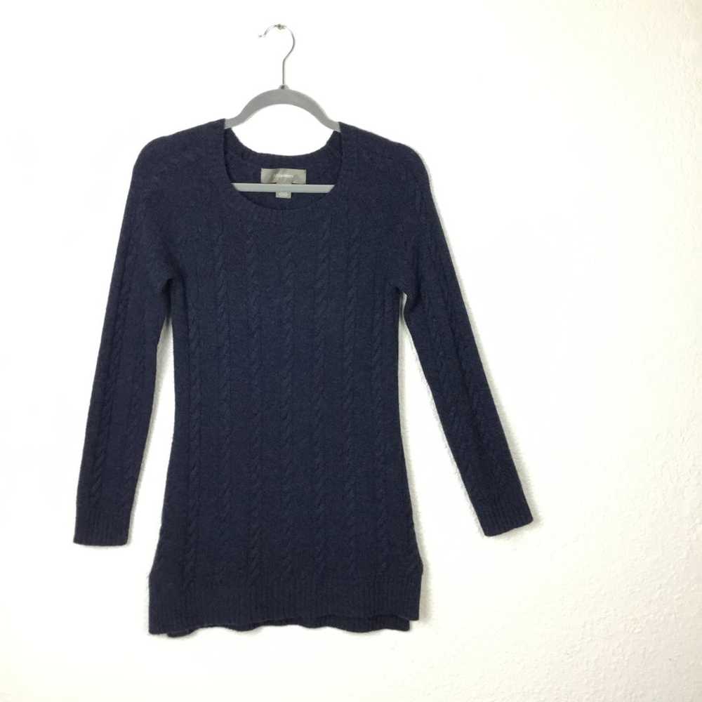 PLY Cashmere Womens Size XS Blue Sweater Pullover… - image 9
