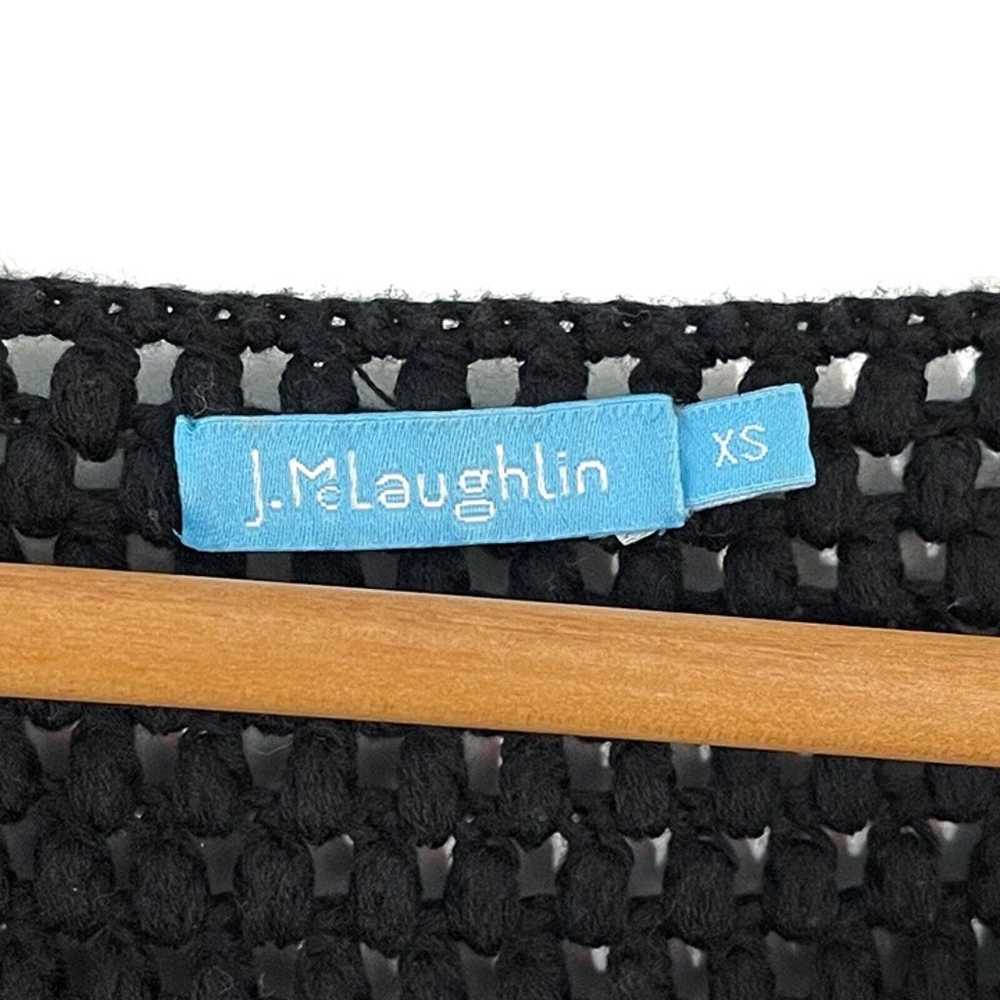 J. McLaughlin Women Size XS Black 100% Cotton Cro… - image 4