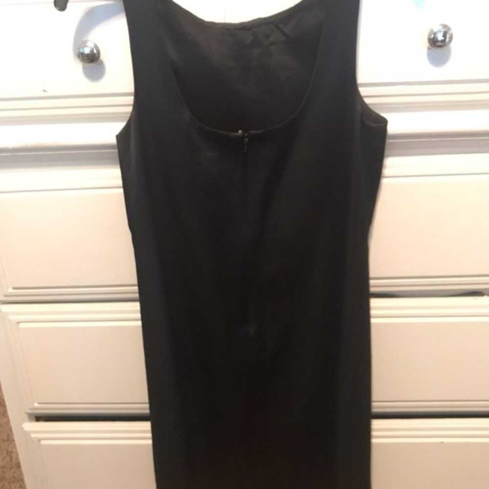 Black Silk Lilly Dress - image 2