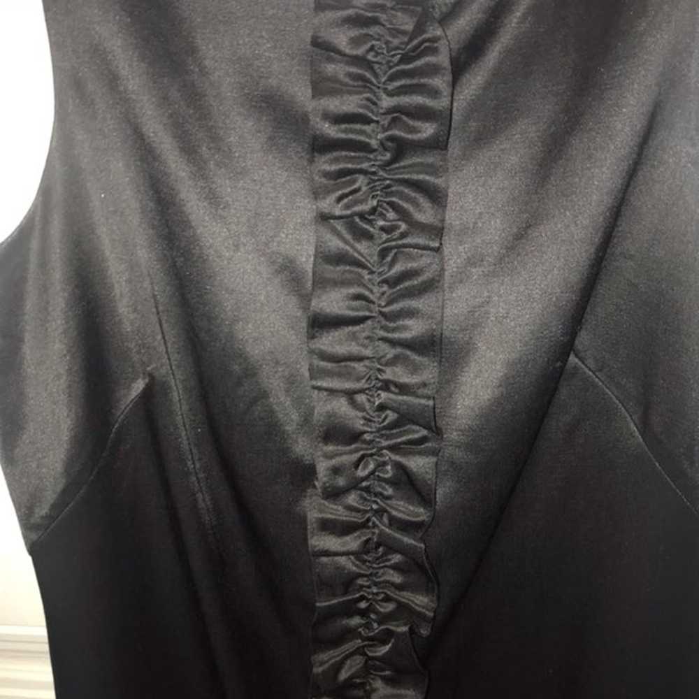 Black Silk Lilly Dress - image 3