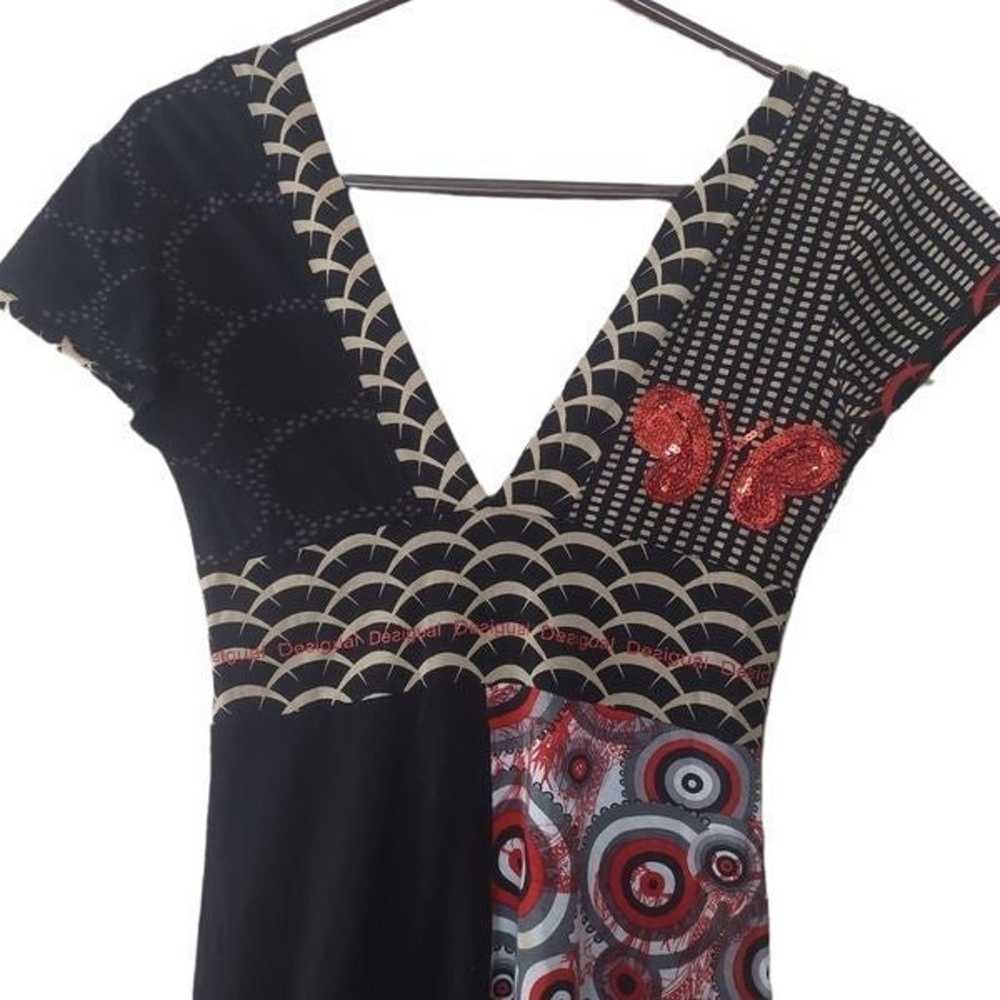 Desigual Asian Inspired Multi Pattern Mini Dress - image 6
