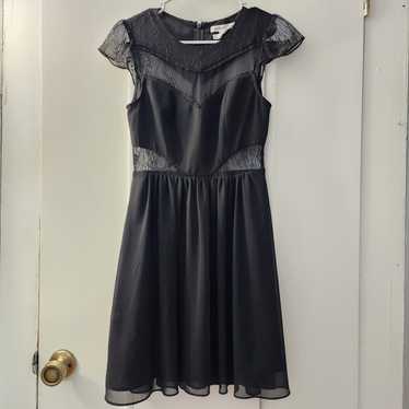 BCBGeneration Black Lace Cutout Dress Size 2
