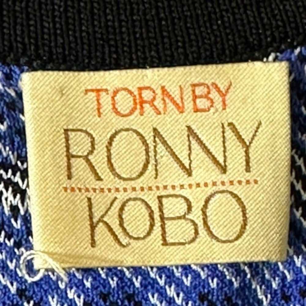 Torn by Ronny Kobo Sweater Intarsia Knit Dress - image 4