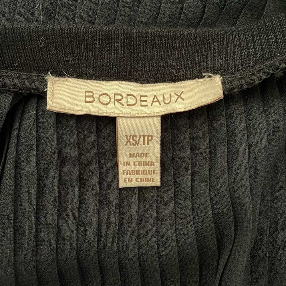 Anthropologie/Bordeaux Accordion Pleat Midi Dress… - image 6