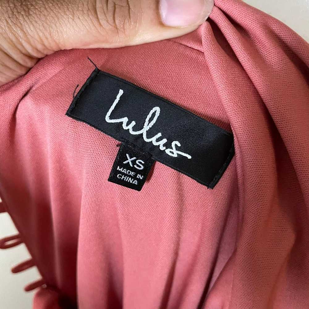 Lulu’s Rusty Rose Maxi Dress - image 10