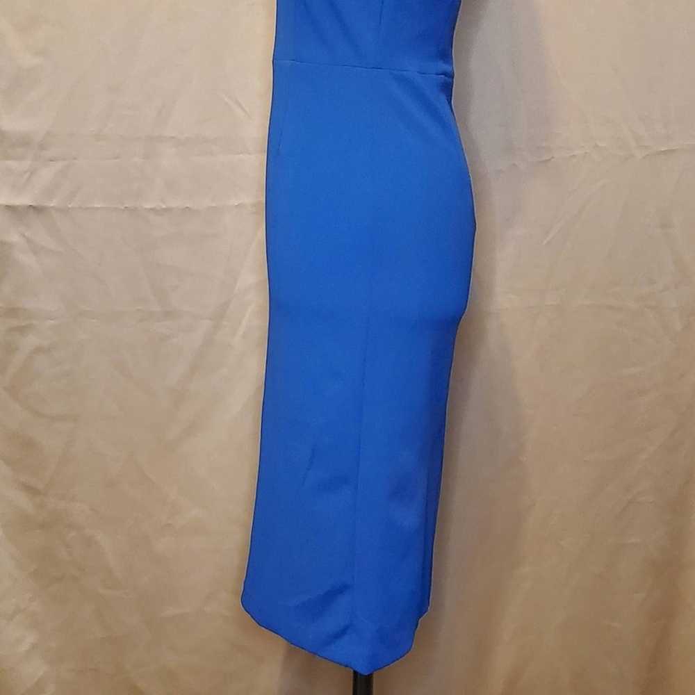 BETSEY JOHNSON Blue Puff Sleeve dress, sz 0 - image 6