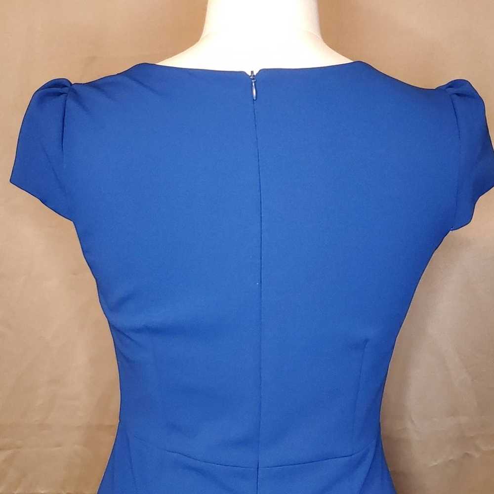 BETSEY JOHNSON Blue Puff Sleeve dress, sz 0 - image 8