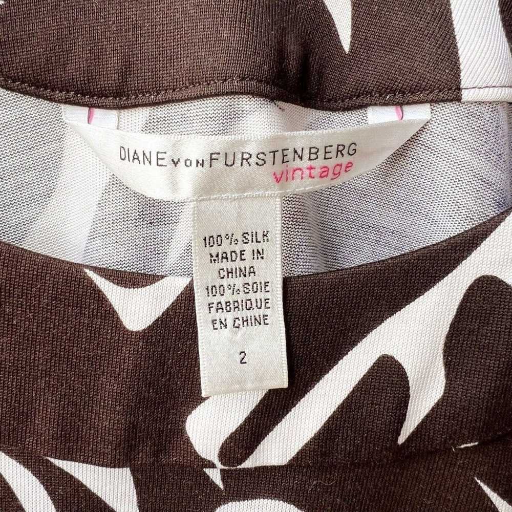 Diane Von Furstenberg DVF Vintage Silk Aggie Jers… - image 8