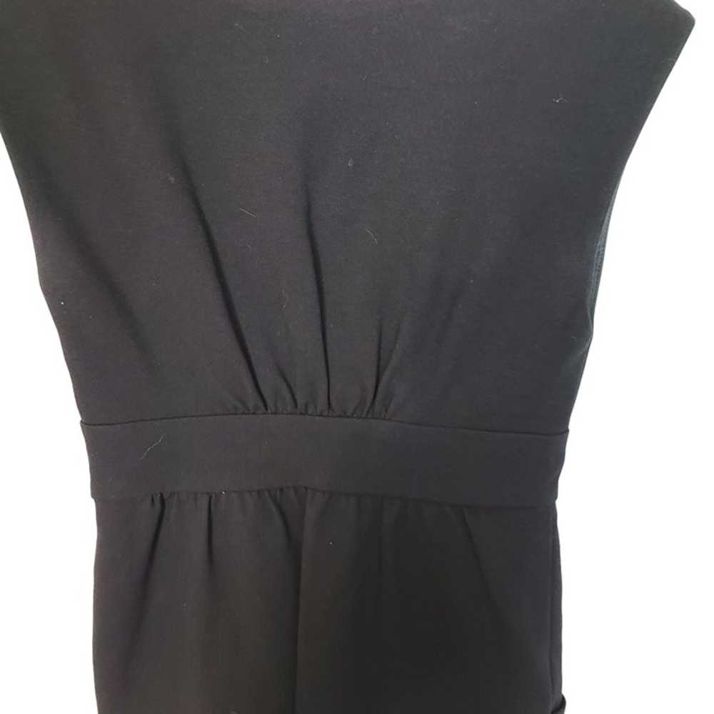 Tibi Womens XS Black Cap Short Sleeves Ponte Knit… - image 10