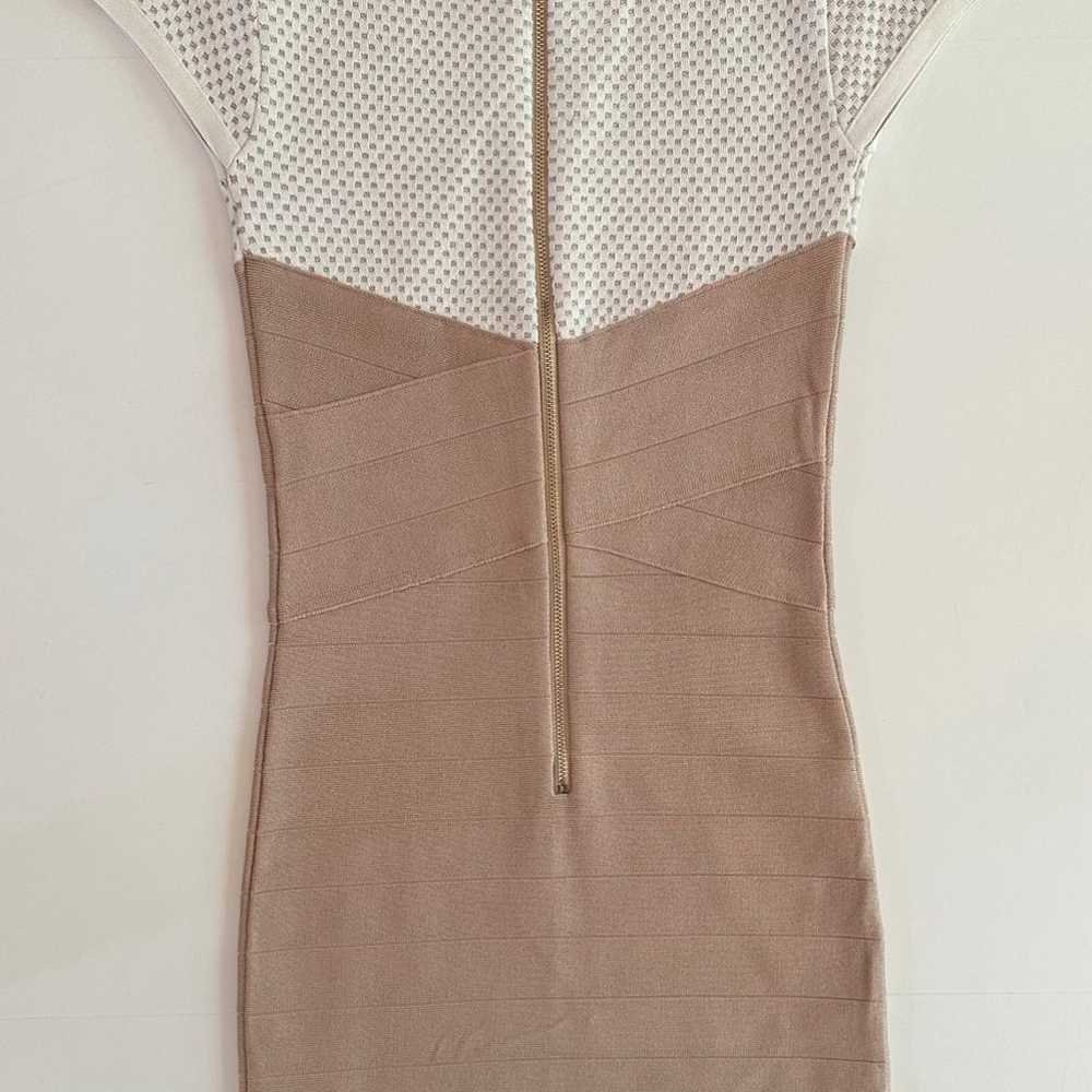 Bebe Mini Bandage Short Sleeve Dress in Rose Dust… - image 12