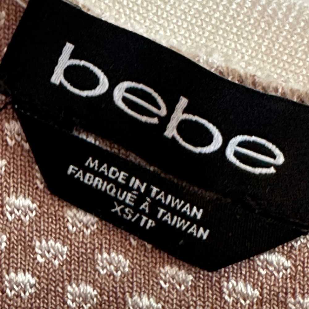 Bebe Mini Bandage Short Sleeve Dress in Rose Dust… - image 4