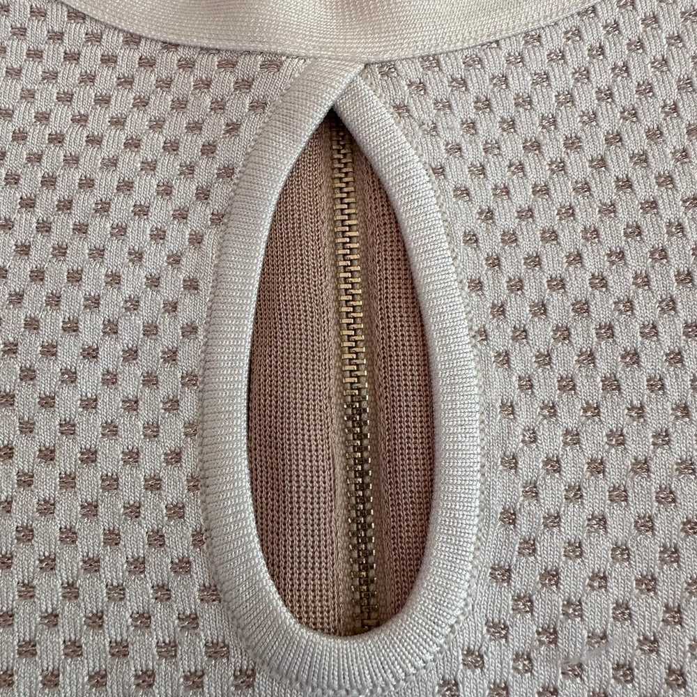 Bebe Mini Bandage Short Sleeve Dress in Rose Dust… - image 8